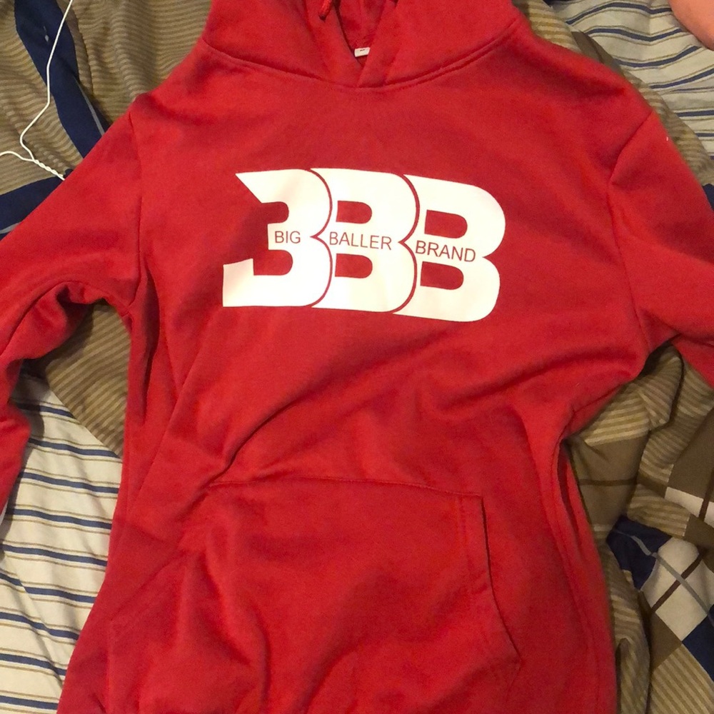 Big Baller Brand Red BBB Hoodie